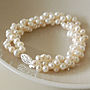Multi Strand Pearl Bracelet, thumbnail 1 of 6