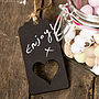 Love Heart Blackboard Gift Tag, thumbnail 1 of 3
