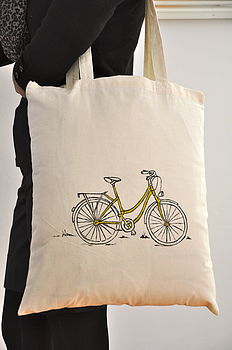 Amsterdam Bike Tote Personalised Shopper Bag, 8 of 12