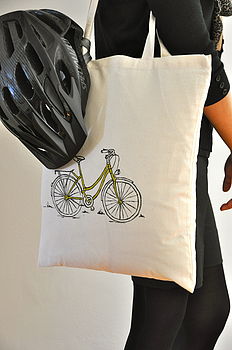Amsterdam Bike Tote Personalised Shopper Bag, 10 of 12