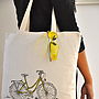 Amsterdam Bike Tote Personalised Shopper Bag, thumbnail 7 of 12