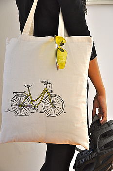 Amsterdam Bike Tote Personalised Shopper Bag, 7 of 12