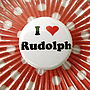 Rudolph Christmas Badge, thumbnail 1 of 2