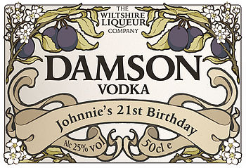 Personalised Damson Liqueur, 7 of 7