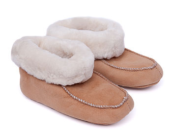 sheepskin childrens slippers
