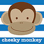 'Cheeky Monkey' Greetings Card, thumbnail 3 of 3