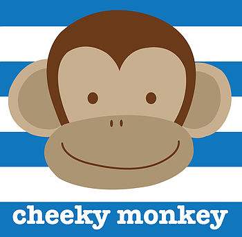 'Cheeky Monkey' Greetings Card, 3 of 3