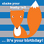 Fox Birthday Greeting Card, thumbnail 3 of 3