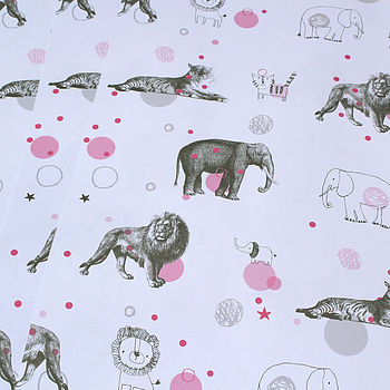 Circus Animal Wrapping Paper Pack, 2 of 2