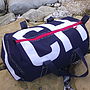 Personalised Navy Blue Canvas Kit Bags, thumbnail 1 of 4