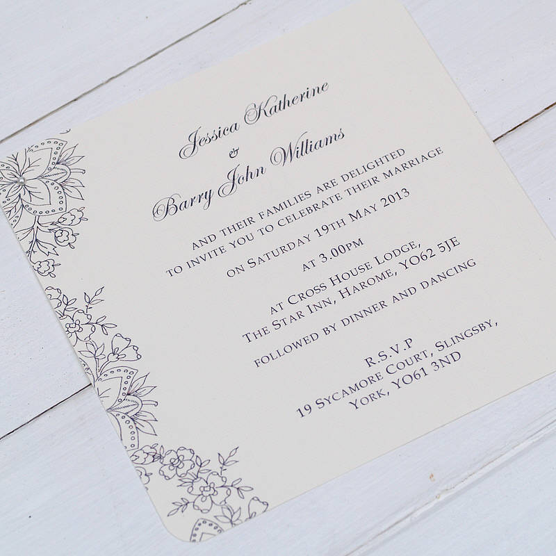 Vintage Lace Wedding Invitations By Beautiful Day