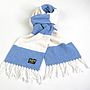 Luxury Cashmere Football Scarf Gift Boxed Grande Size, thumbnail 3 of 12
