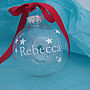 Personalised Starry Christmas Bauble, thumbnail 3 of 7