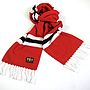 Luxury Cashmere Football Scarf Gift Boxed Grande Size, thumbnail 6 of 12