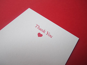 Heart Thank You Card, 2 of 6