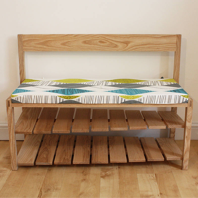 hall bench with shoe storage by a+b furniture 