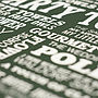 'Farty Towels' Typographic Print, thumbnail 2 of 3