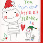 Colouring In Personalised Christmas Card, thumbnail 5 of 8