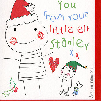 Colouring In Personalised Christmas Card, 5 of 8