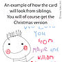 Colouring In Personalised Christmas Card, thumbnail 6 of 8