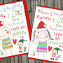 Colouring In Personalised Christmas Card, thumbnail 2 of 8