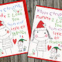 Colouring In Personalised Christmas Card, thumbnail 3 of 8