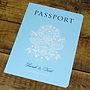 Passport To Love Booklet Travel Wedding Invitation, thumbnail 5 of 12