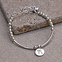 Personalised Girls Silver And Pearl Bracelet, thumbnail 2 of 10