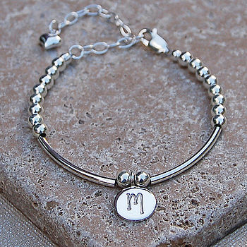 Personalised Girls Silver And Pearl Bracelet, 3 of 10