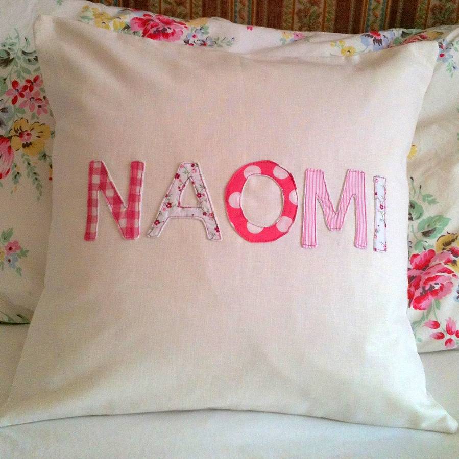 Personalised Linen Cushion Cover By The Fairground