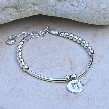 Personalised Girls Silver And Pearl Bracelet, 4 of 10