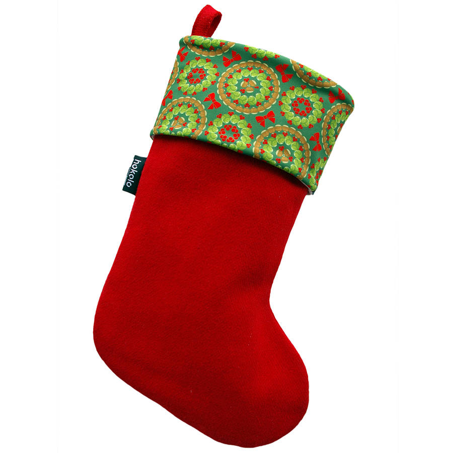 gift ideas small crochet christmas by brussels   stocking notonthehighstreet.com hokolo sprouts