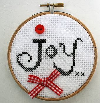 Love Joy And Peace Cross Stitch Kit, 5 of 9