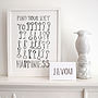 'Find Your Key To Happiness' Print, thumbnail 1 of 3