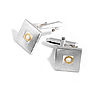 Silver Cufflinks With Gold Circle, thumbnail 1 of 3