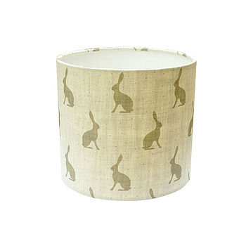 Olive Hares Handmade Lampshade, 2 of 2