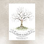 Wedding Fingerprint Tree Guest Book, thumbnail 5 of 6