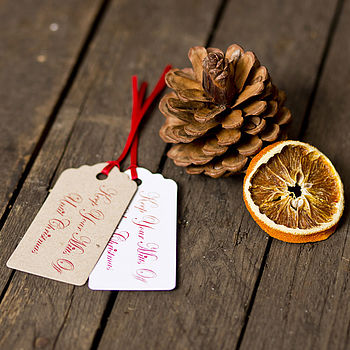 'Keep Your Mitts Off' Christmas Gift Tags, 2 of 6