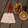 'Keep Your Mitts Off' Christmas Gift Tags, thumbnail 3 of 6