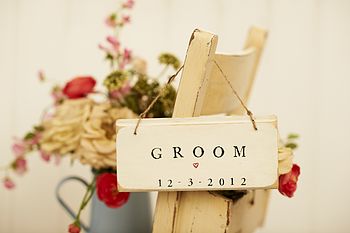'Bride And Groom' Sign, 2 of 4