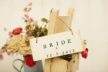 'Bride And Groom' Sign, 3 of 4