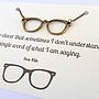Oscar Wilde Geek Glasses Necklace, thumbnail 3 of 6