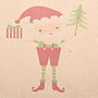 Personalised Secret Santa Gift Bag With Name, thumbnail 2 of 3