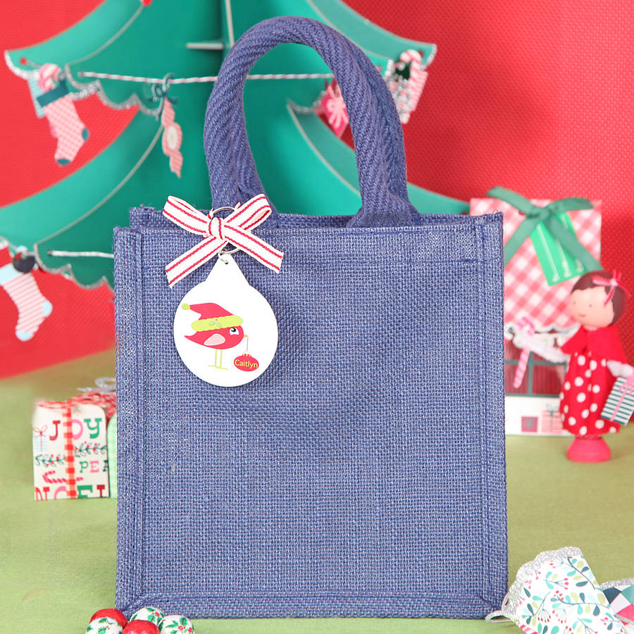 jute christmas bag