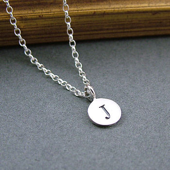 Silver Initial Necklace, 2 of 4