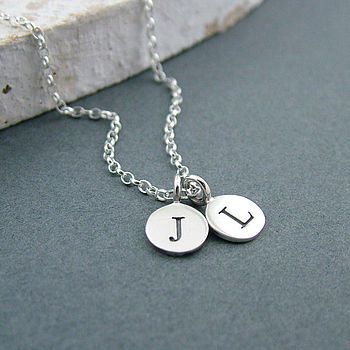 Silver Initial Necklace, 3 of 4