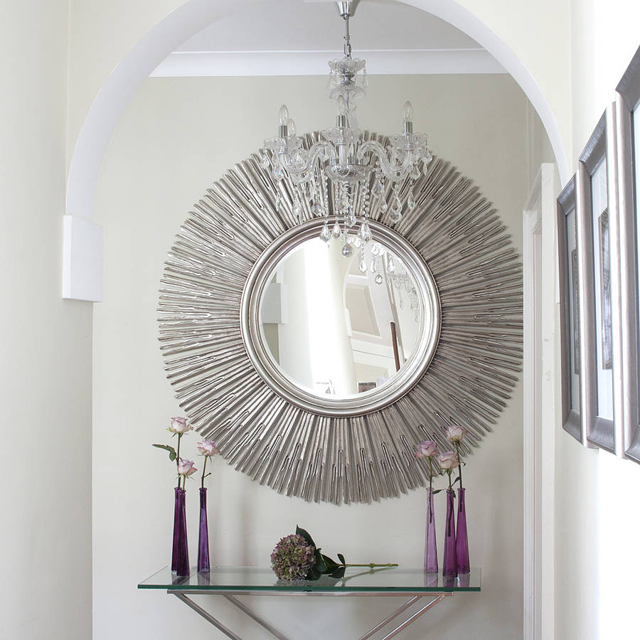 inca contemporary sun mirror by decorative mirrors online