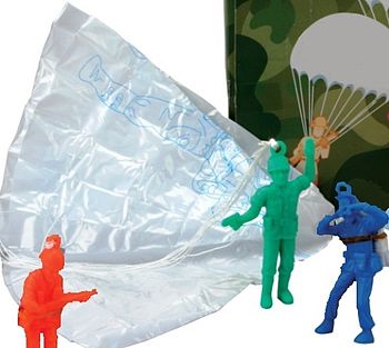 Set Of Three Parachute Toy Soldiers, 3 of 6