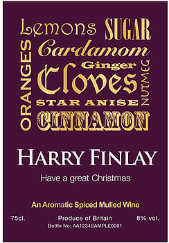 Personalised Mulled Wine, 2 of 6