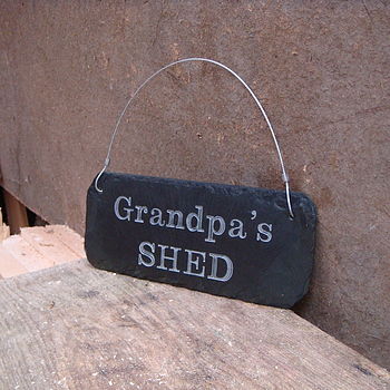Engraved Slate 'Grandpa's Garden' Sign, 4 of 5